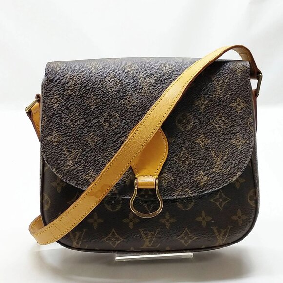 Authentic Louis Vuitton Saint Cloud GM Brown Monogram Shoulder Bag mn600-121325 - Picture 1 of 16